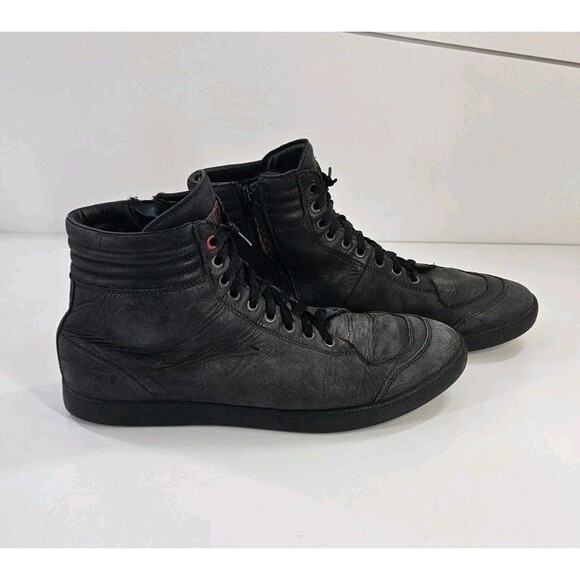 tcx x-groove WP black sneakers mens motorcycle biker hi tops leather ankle guard